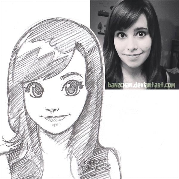 100+ Examples of Cute Anime Sketches on Request by Rober Dejesus ...