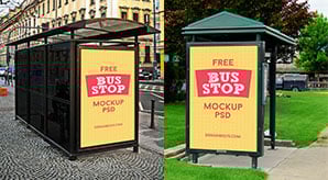 3-Free-HQ-Outdoor-Advertising-Bus-Stop-Mockup-PSD-Files