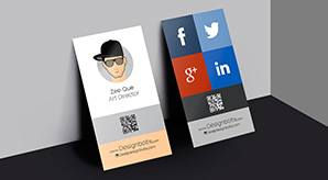 Free-Vertical-Business-Card-Design-Template-&-Mock-up-PSD-File-For-Graphic-Designers