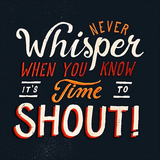 50+ Inspiring Handwritten Typography Quotes by Joao Neves