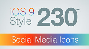 230-Free-iOS-9-Style-Social-Media-Icons-Set-Free-&-Premium-Version