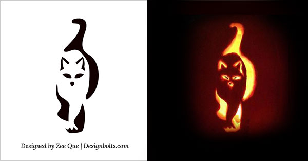 Cute Funny Cool Easy Halloween Pumpkin Carving Patterns Stencils 