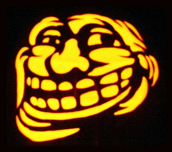 Troll Face Pumpkin Stencil troll-face-pumpkin-stencil