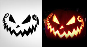 5 Free Scary Halloween Pumpkin Carving Patterns Stencils Ideas 2015 Printable Templates
