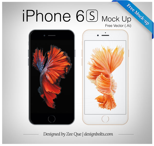 Free-Vector-Apple-iPhone-6S-In-ai-format