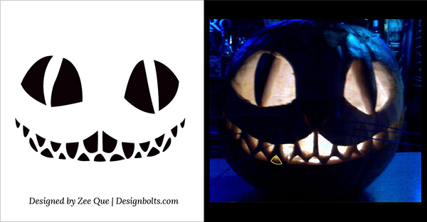 5 Free Scary Halloween Pumpkin Carving Patterns Stencils Ideas 2015 Printable Templates