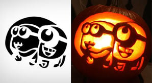 10 Best Free Minion Pumpkin Carving Stencils / Patterns & Ideas for ...