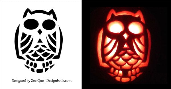 10 Free Halloween Scary & Cool Pumpkin Carving Stencils / Patterns ...