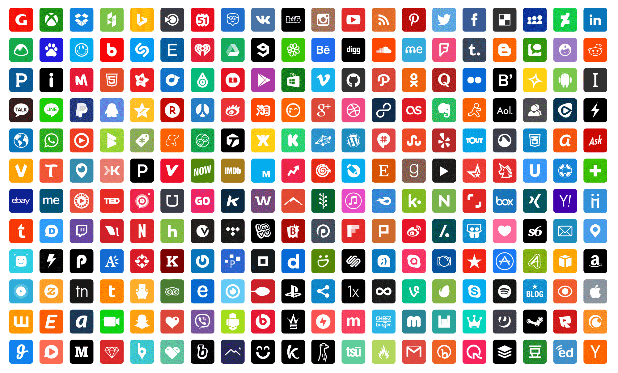 free svg social media icons