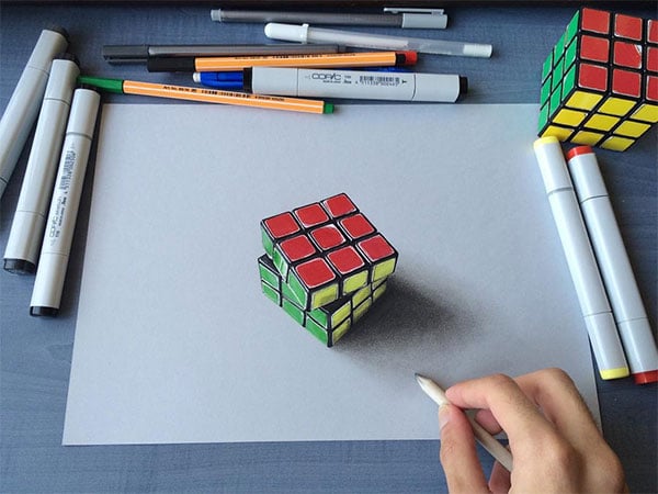 Incredible 3D Pencil Drawings6  Fubiz Media