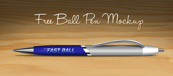 Download Free Ball Pen Mock Up Psd