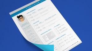 Free-Modern-CV--Resume-Design-Template-For-Graphic-Designers-2