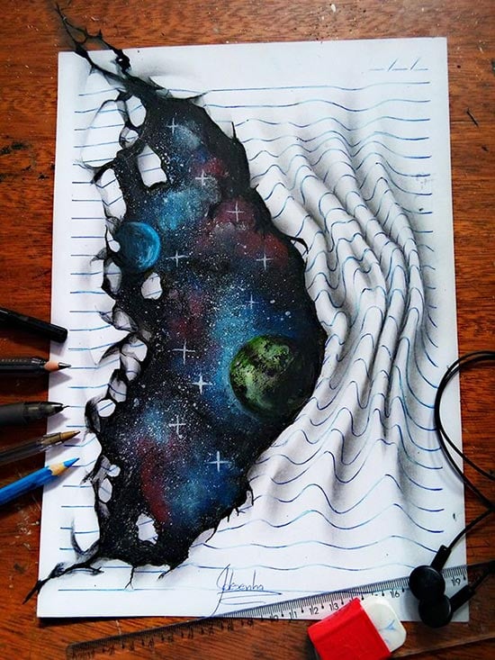 20+ AweInspiring 3D Pencil Drawings by 16 Year Old Artist