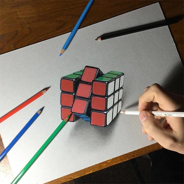 50+ Amazing 3D PhotoRealistic Pencil Drawings by Marcello Barenghi