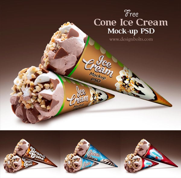 Free-Cone-Ice-Cream-Mock-up-PSD-File
