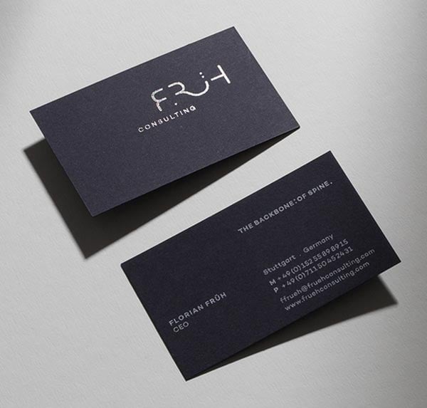 20 Simple Yet Modern Visit / Name Card Design Ideas for 2016