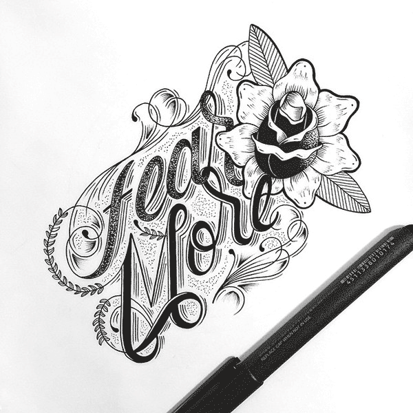 50+ Inspiring Detailed Hand Lettering Artworks by Raul Alejandro