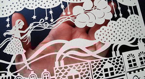 15+ Beautiful Handcut Love Greeting Cards Illustrations by Sarah Trumbauer
