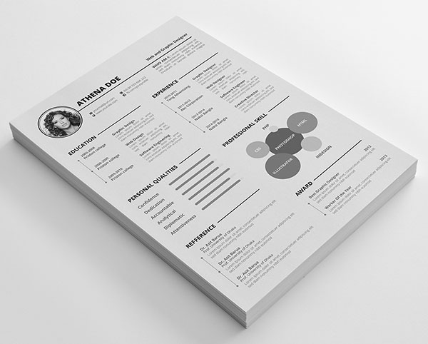 Resume Template 2016 Free from www.designbolts.com