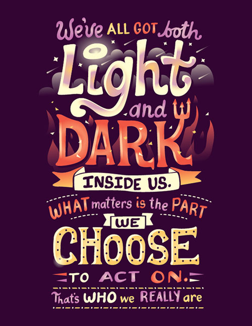typography funky colorful lettering risa rodil posters