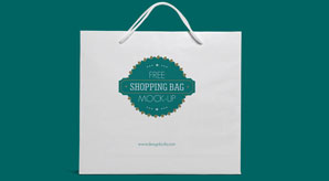 Download Free Eco Friendly White Shopping Bag Mock-up PSD
