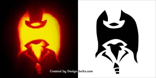 10 Free Halloween Scary Pumpkin Carving Stencils, Patterns, Templates