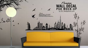 free-vinyl-wall-art-decal-sticker-mockup-psd-file