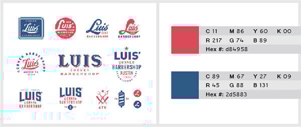 Hot Pink & Light Army Blue Color Combination