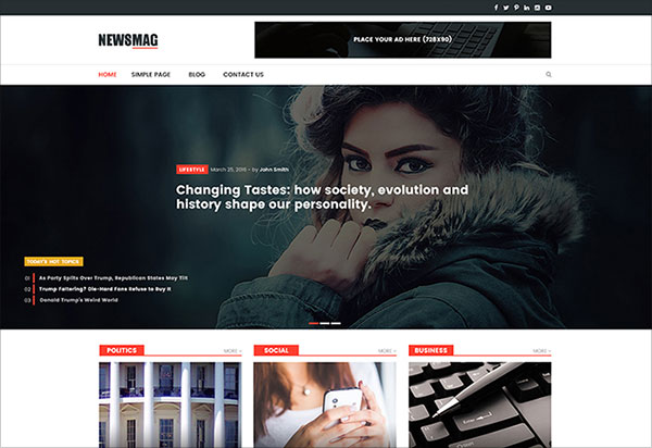 News Mag WordPress Theme