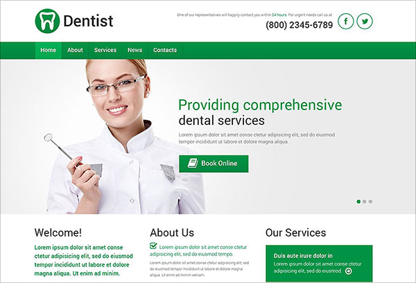 Dentistry Responsive WordPress Theme
