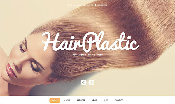 Hair Transplant Clinic WordPress Template 