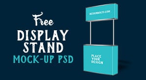 Download Free Trade Show Booth Display Stand Mock Up Psd