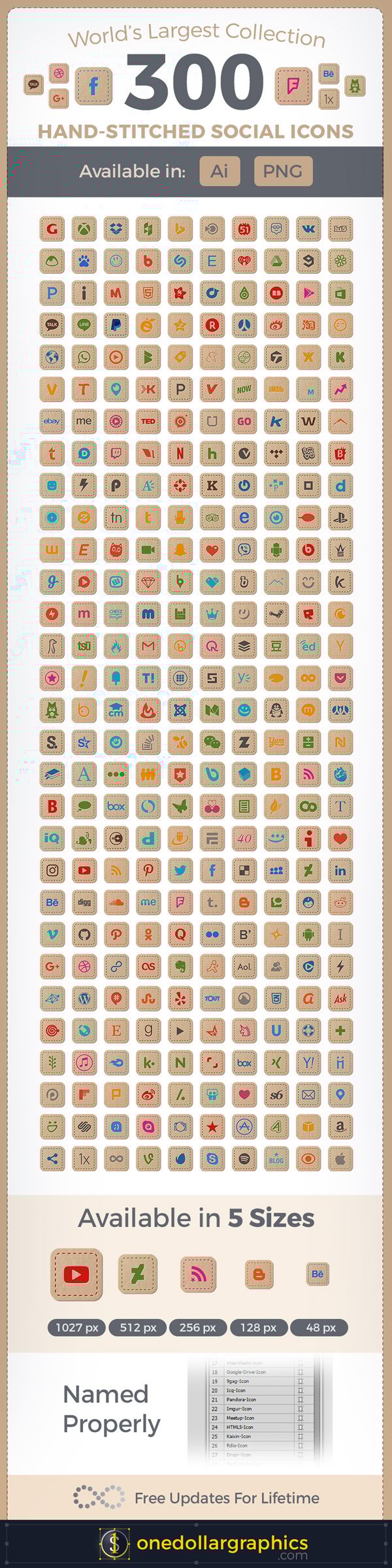 300-Hand-Stitched-Premium-Social-Media-Icons-For-Art-&-Craft-Websites-600