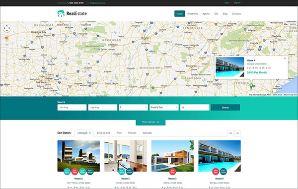 Real Estate Agency Responsive WordPress Theme