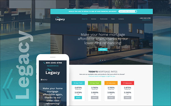 Financial Consultant WordPress Template 