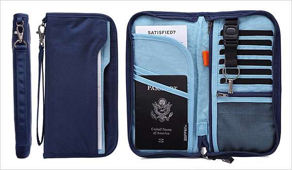 travel set passport case