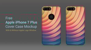 Download Free Apple Iphone 7 Plus Back Cover Case Mock Up Psd File