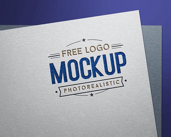 Free-Debossed-Color-Logo-Design---Logotype-Mockup-PSD