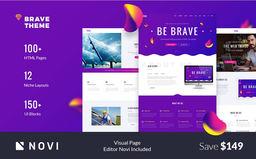 Brave HTML Theme