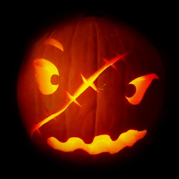 Simple Scary Halloween Pumpkin Simple Scary Halloween Pumpkin