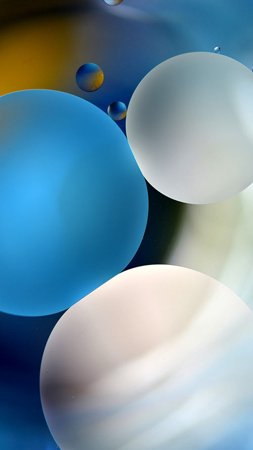 Bubbles-Apple-iPhone-7-Plus-&-Xiaomi-MiUI-9-Wallpaper