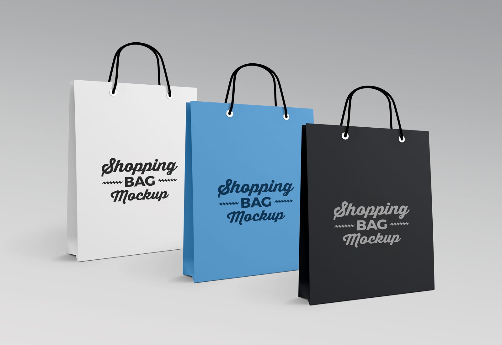 Download Free High Quality Paper Shopping Bag Mockup PSD