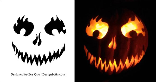 10 Free Scary Halloween Pumpkin Carving Stencils, Patterns & Ideas 2017 ...