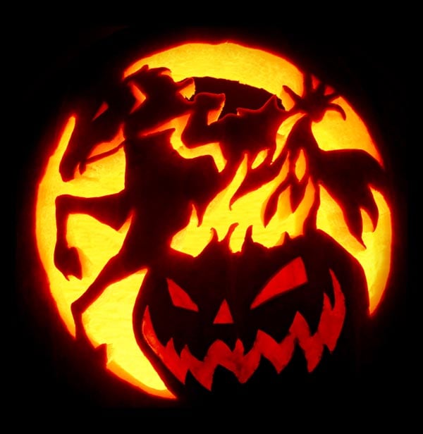 20 Free Scary Yet Creative Halloween Pumpkin Carving Ideas 2017 for ...