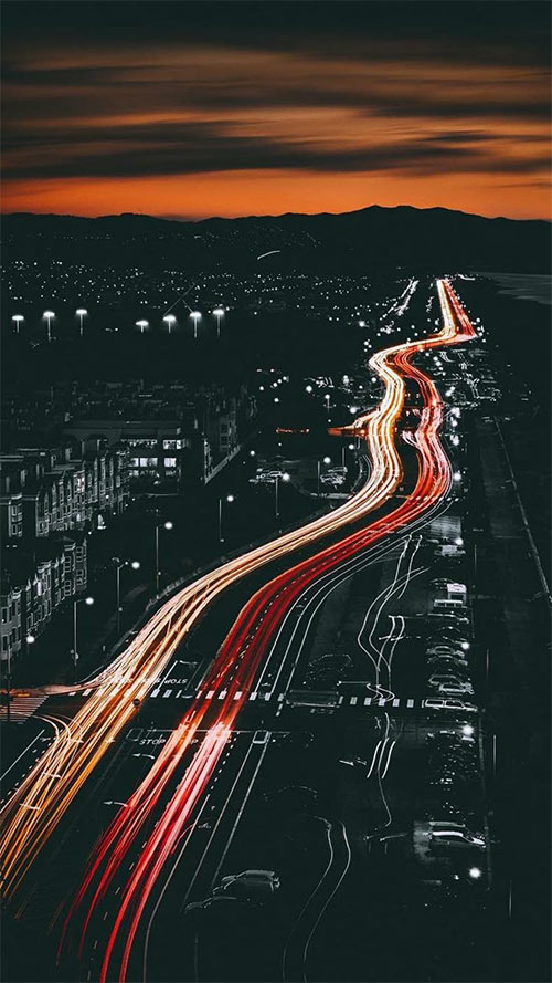 Night-View-Apple-iPhone-7-Plus-&-Xiaomi-MiUI-9-Wallpaper