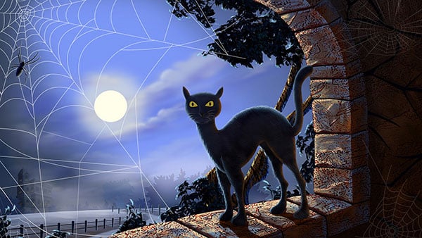 Black-Cat-Halloween-Wallpaper