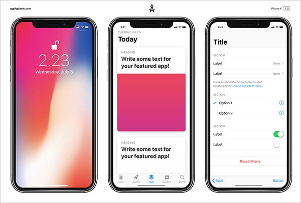 Download 70+ Free Apple iPhone X Sketch & PSD Mockup Templates