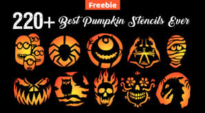 420 Free Printable Halloween Pumpkin Carving Stencils Patterns Designs Faces Ideas