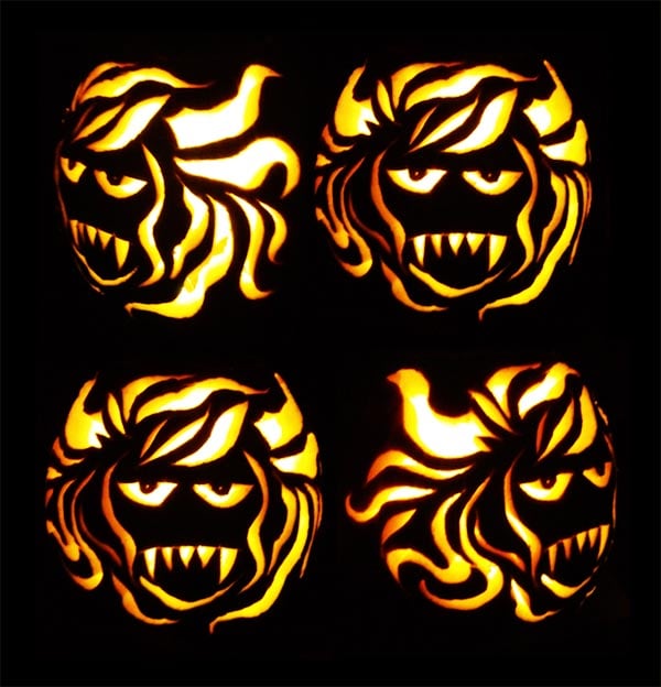 28. Gamz O Lantern Halloween Pumpkin Stencil 2017.