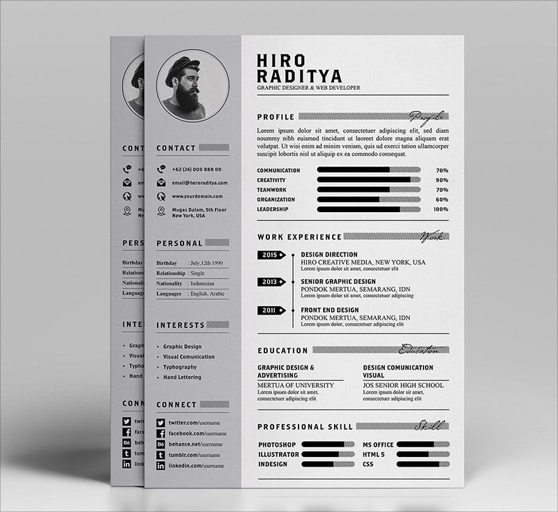 Template For Resume 2018 from www.designbolts.com